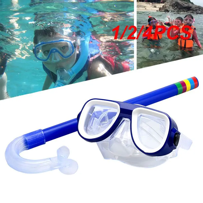 1/2/4PCS New2023 Podvodno Potapljanje na vdih Poln Obraz Otroci Plavanje Maske Nastavite Potapljanje Respirator Maske Anti Meglo Varno
