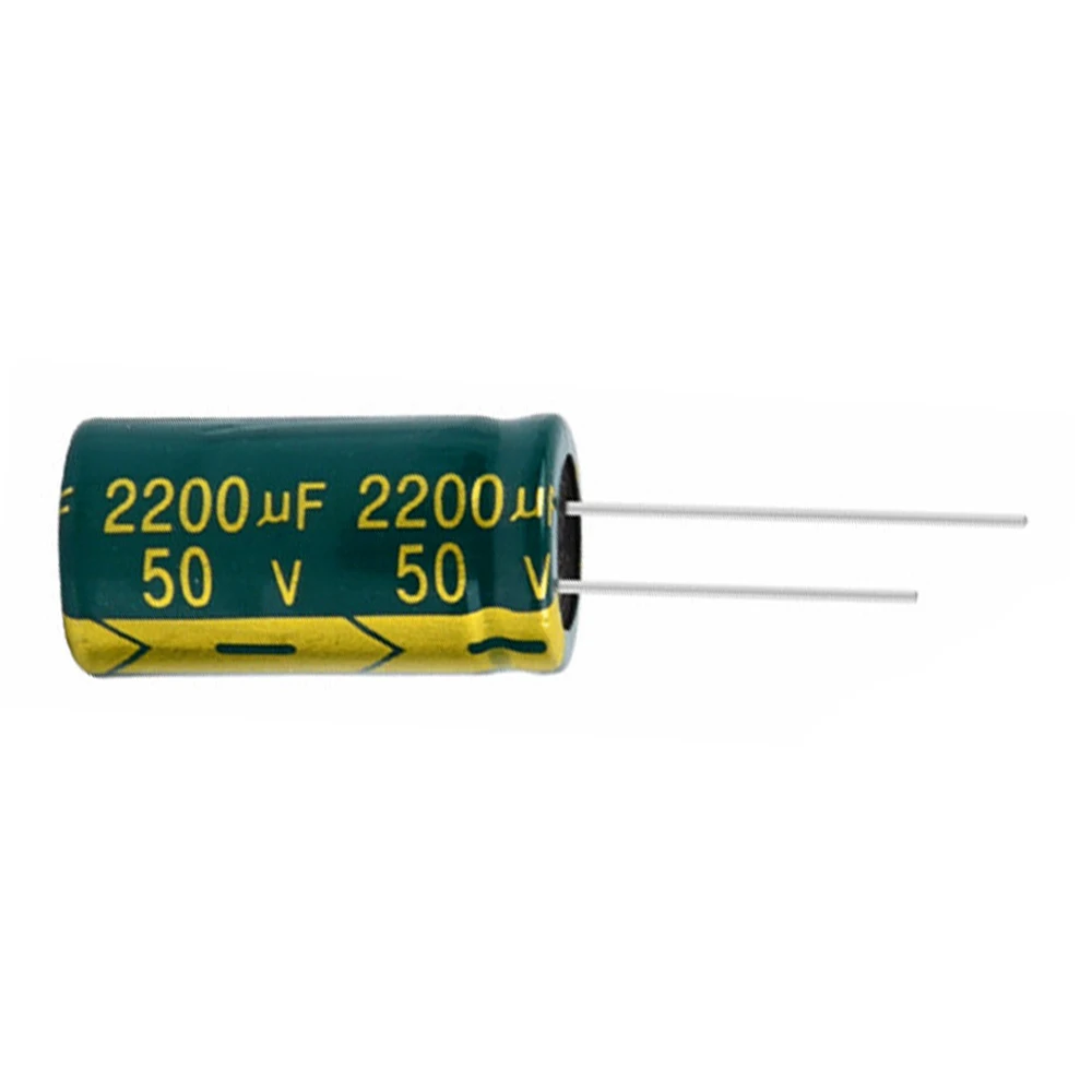 10pcs/veliko Higt kakovosti 50V2200UF 50V 2200UF nizko ESR/impedanca visoko frekvenco aluminija elektrolitski kondenzator