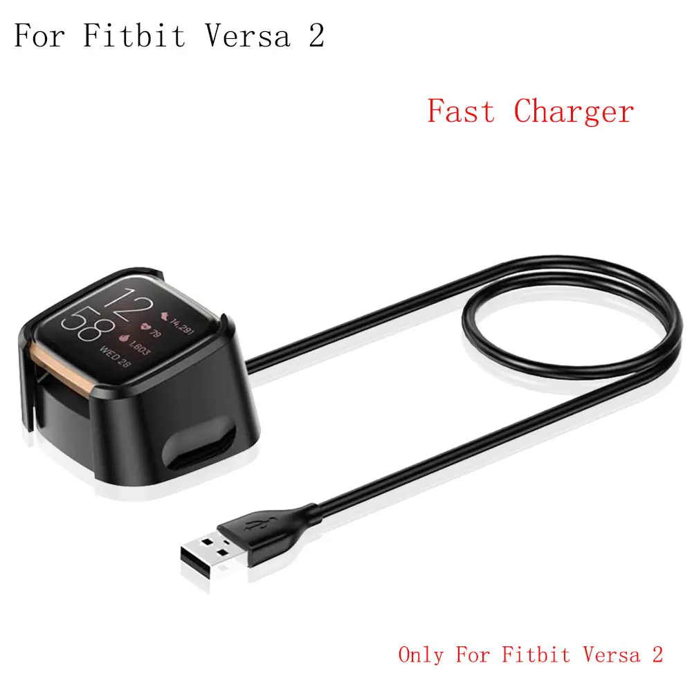 1m Polnjenje Dock Za Fitbit Obratno 2 Pametno Gledati Zamenjava Zaračunavanje Kabel USB Adapter Za Fitbit Obratno 2 Polnilnik Smart Acces