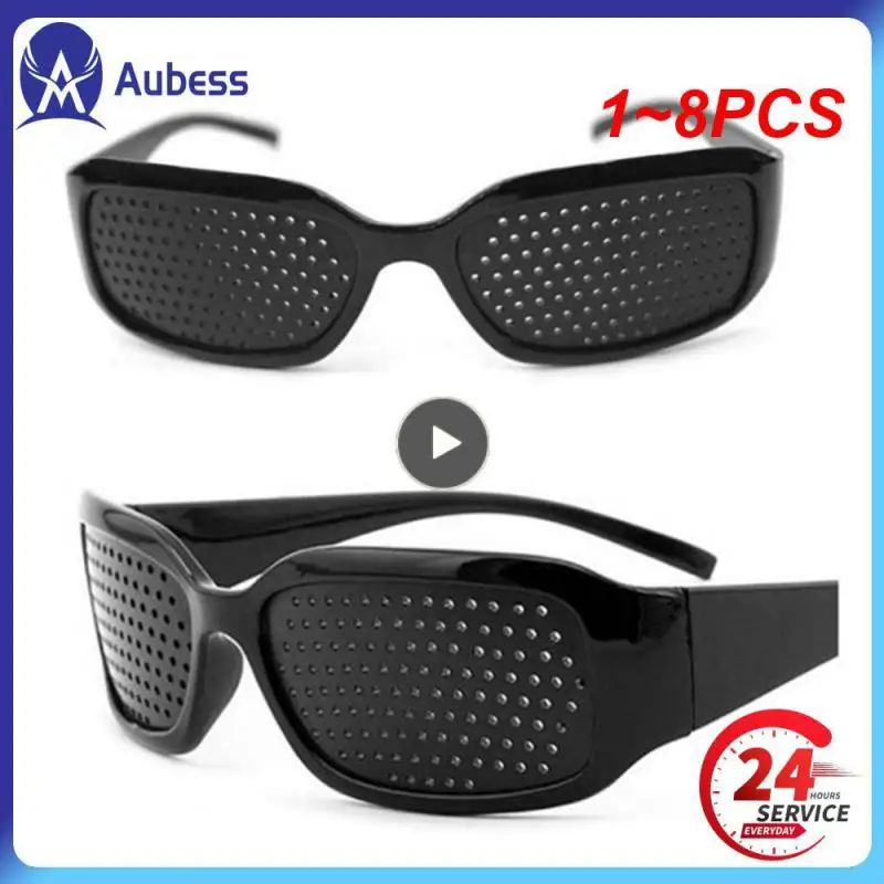 1~8PCS Vision Care Nosljivi Korekcijskih Očal Izboljševalec Stenopeic Pin Hole Očala Anti-utrujenost Zaščita Oči Očala