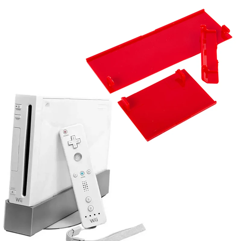 3 V 1 Rdeča Memeory Kartico Vrata Reže Pokrovi, Prevleke Za Nintend Wii Konzole Zamenjava