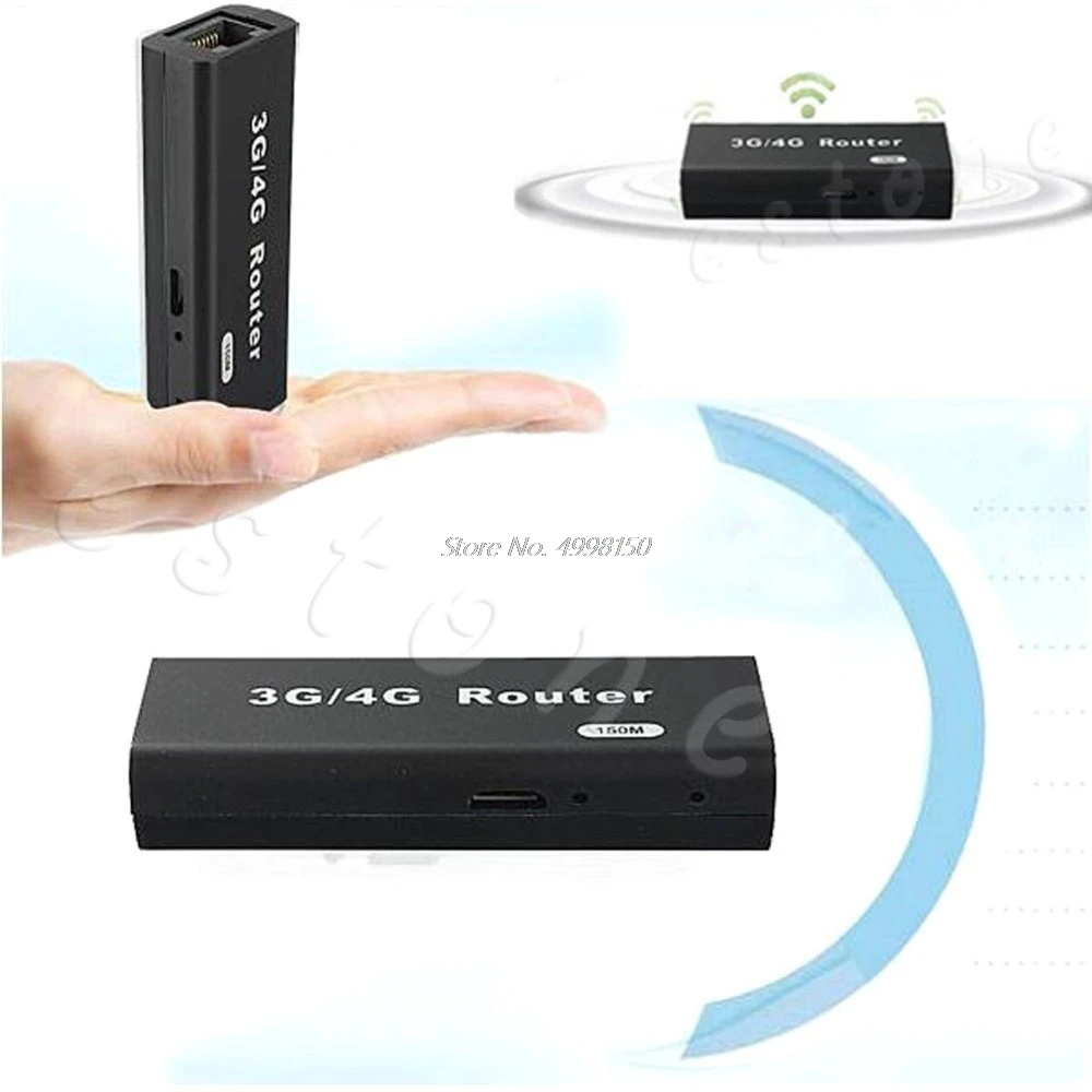 3G/4G WiFi W Mini Prenosni lan dostopne točke AP Client 150Mbps USB Brezžični Usmerjevalnik novo Dropship