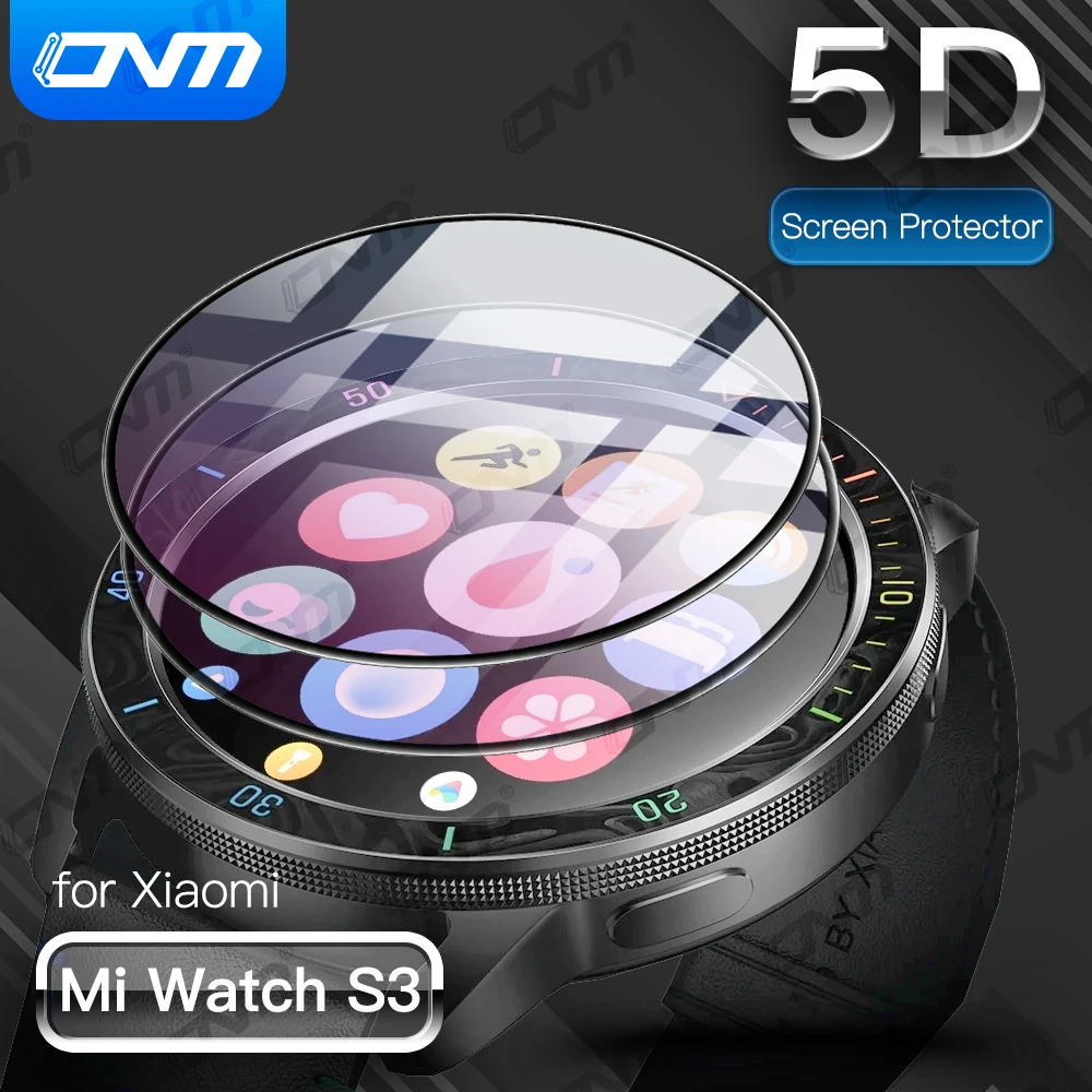 5D Zaščitno folijo za Xiaomi Mi Gledati S3 Zaščitnik Zaslon Anti-scratch Film za Xiaomi Watch S3 Smartwatch Zaslona (Ni Stekla)