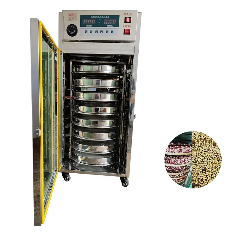 Avtomatizacija Mini Zeleni Čaj Sušilni Stroj Sušilni Pralni Listov Sušenje Stroj