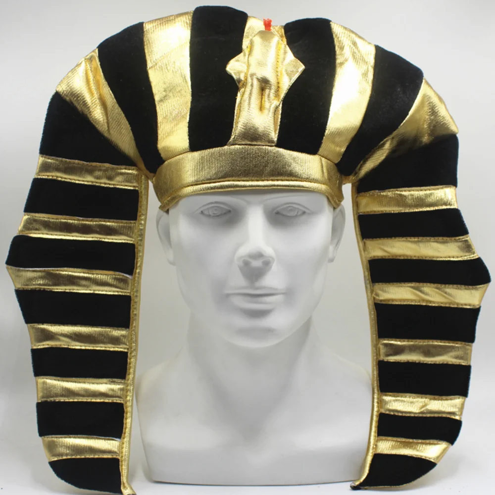 Egiptovski Anubis Kape Cosplay Pribor Egiptovski Zlati Klobuk Faraon Klobuk Maškarada Rekviziti Stranke Halloween Maskiranje