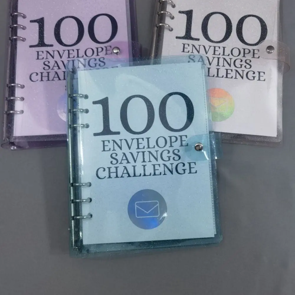Enostavno 100 Prihrankov Izzivi Knjiga, Zabavno Vsestranski Ohlapno listov Zvezek Trajne Priročno Denarja Varčevanje Izziv Proračun