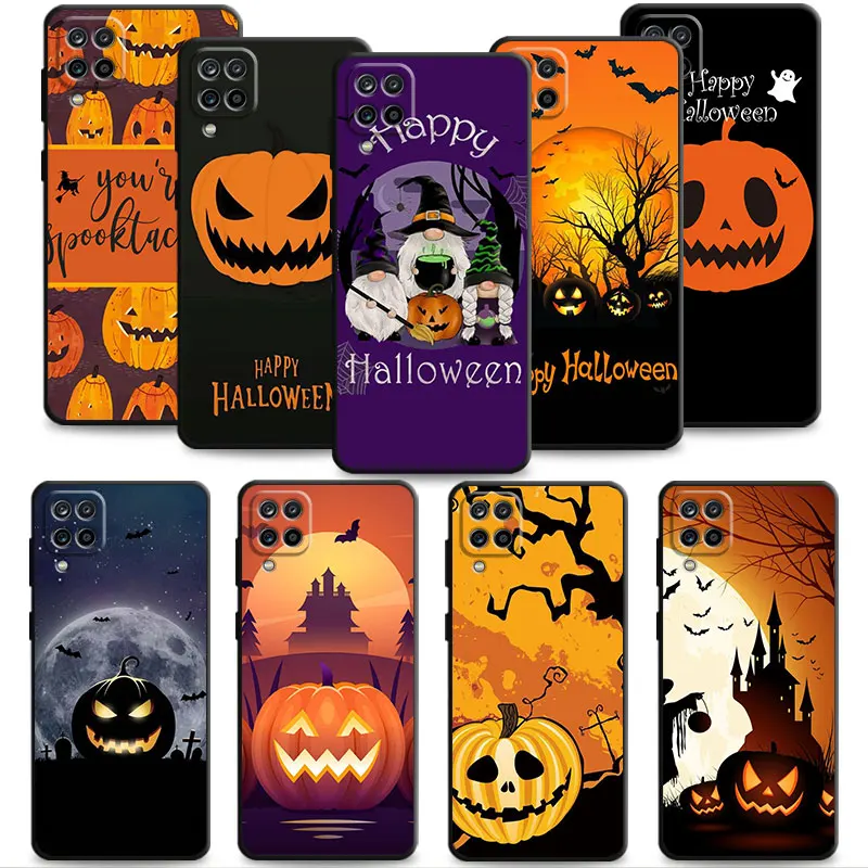 Halloween Punpkin Primeru Telefon Za Samsung Galaxy A50 A70 A40 A30 A10 A03 A03s A04 A02 A20e A02s A10s M33 M54 M13 Silikona