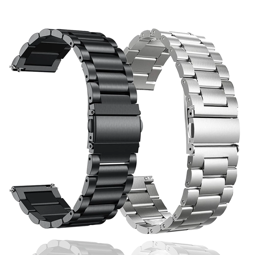Kovinski Trak Za Huawei Watch GT2 Pro GT 4 3 46mm Smart Band Zapestnica iz Nerjavečega Trakov Za Samsung Galaxy Watch 3 45mm Manžeta