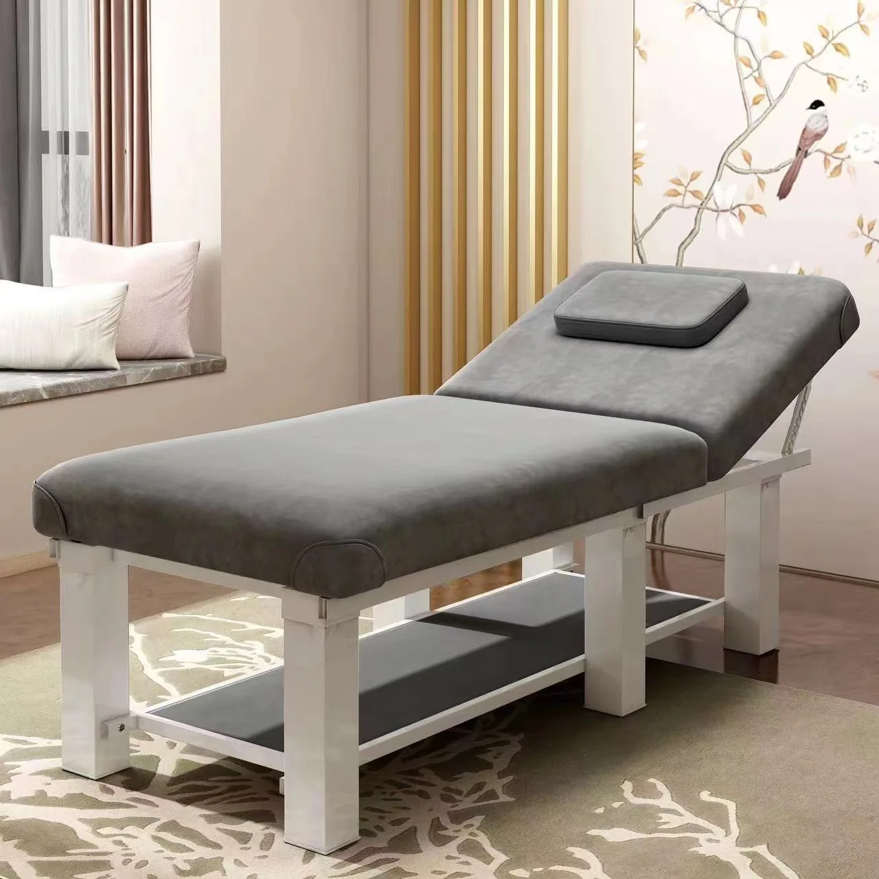Lepota postelj, masažnih miz, kozmetični saloni, specializirana masaža postelj, doma fizikalne terapije z luknjo vzorci, vezenje postelj, e