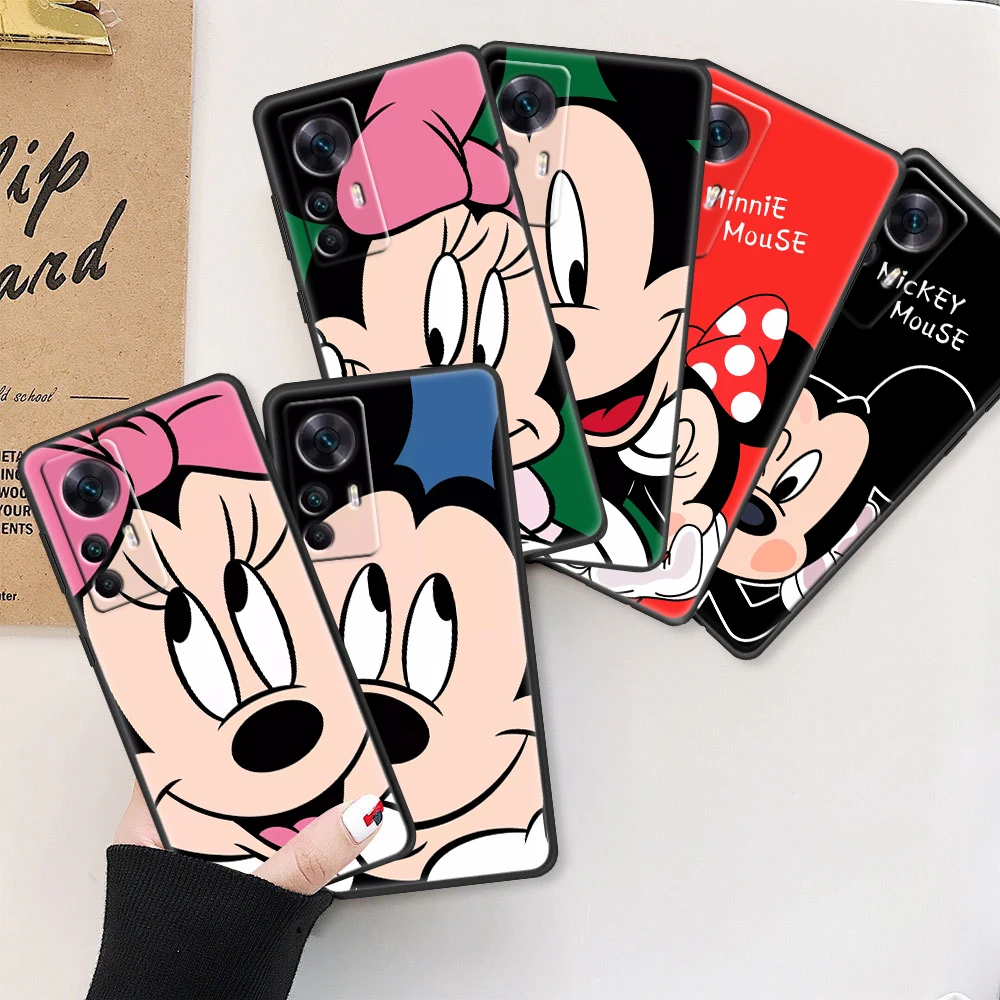 Mickey Minnie Nekaj Primeru Telefon Za Xiaomi Mi 13 13Pro 12X 12 11 11T 11i 10T 10 Pro Lite Ultra 5G 8 9T Črni Pokrov