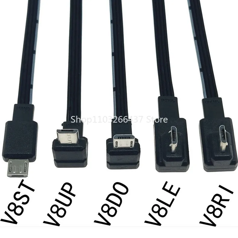 Micro USB komolec podatkov napajalni kabel MicroUSB Android telefon ravno silikonski univerzalni podatkovni kabel