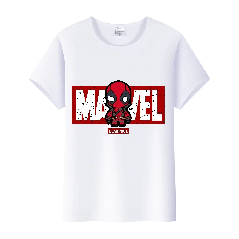 Moda Marvel Spiderman Risanka Oblačila Womam T-majice Plus Szie Belo Bluzo Tee Kratek Rokav Y2k Ulične Srajce, Mens Vrhovi