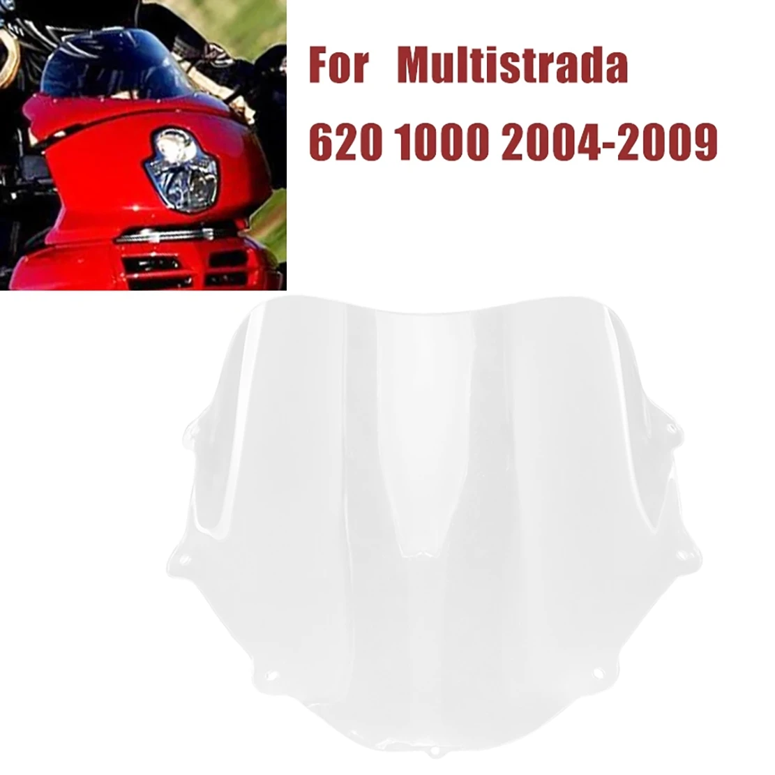 Motorno kolo, Sprednje Vetrobransko Steklo sončnega Motocikel Pribor vetrobranskega stekla za Ducati Multistrada 620 1000 04-09 B