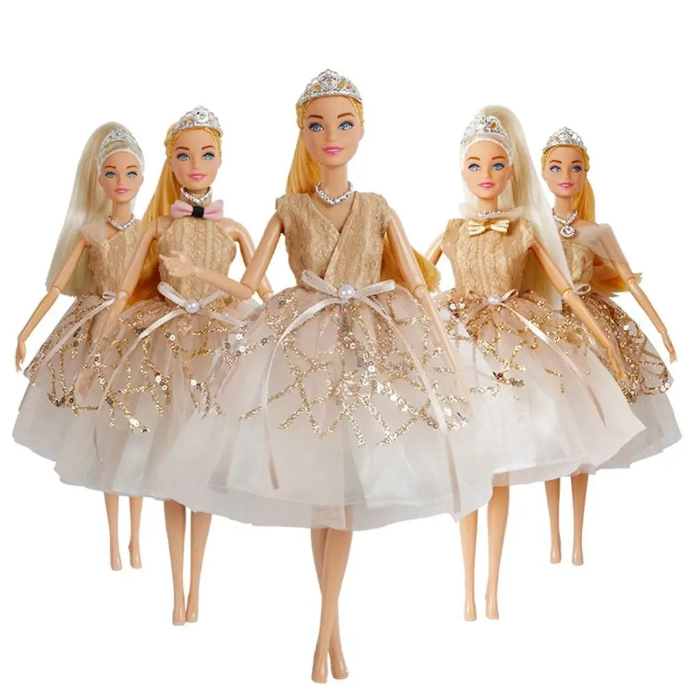 Najnovejši Lutka Stranka Poroka Obleke, Modni Princesa Obleko Ročno izdelana Oblačila Za 30 cm Barbies Lutka Oprema DIY Dekle Darilo Igrače