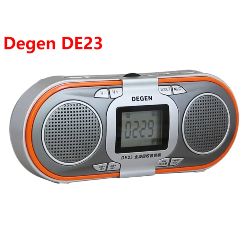 Novo DEGEN DE23 Radio FM /MW/SW Radio Multiband Prenosni DSP Radijski Sprejemnik MP3 Predvajalnik