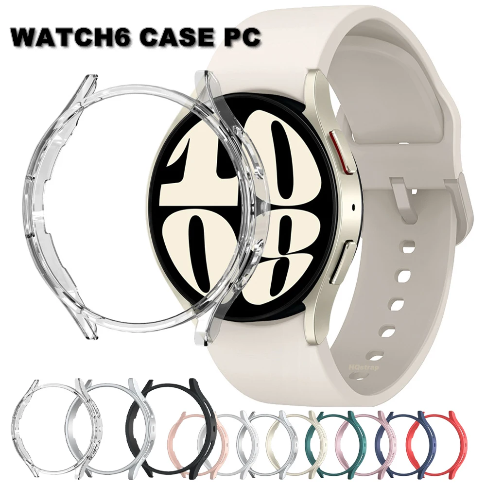 Novo Ohišje za Samsung Galaxy Watch 6 40 mm 44 Klasičnih 43mm 47mm PC Zaščitni ovitek za Samsung Galaxy Watch6 Votlih Watch Primerih