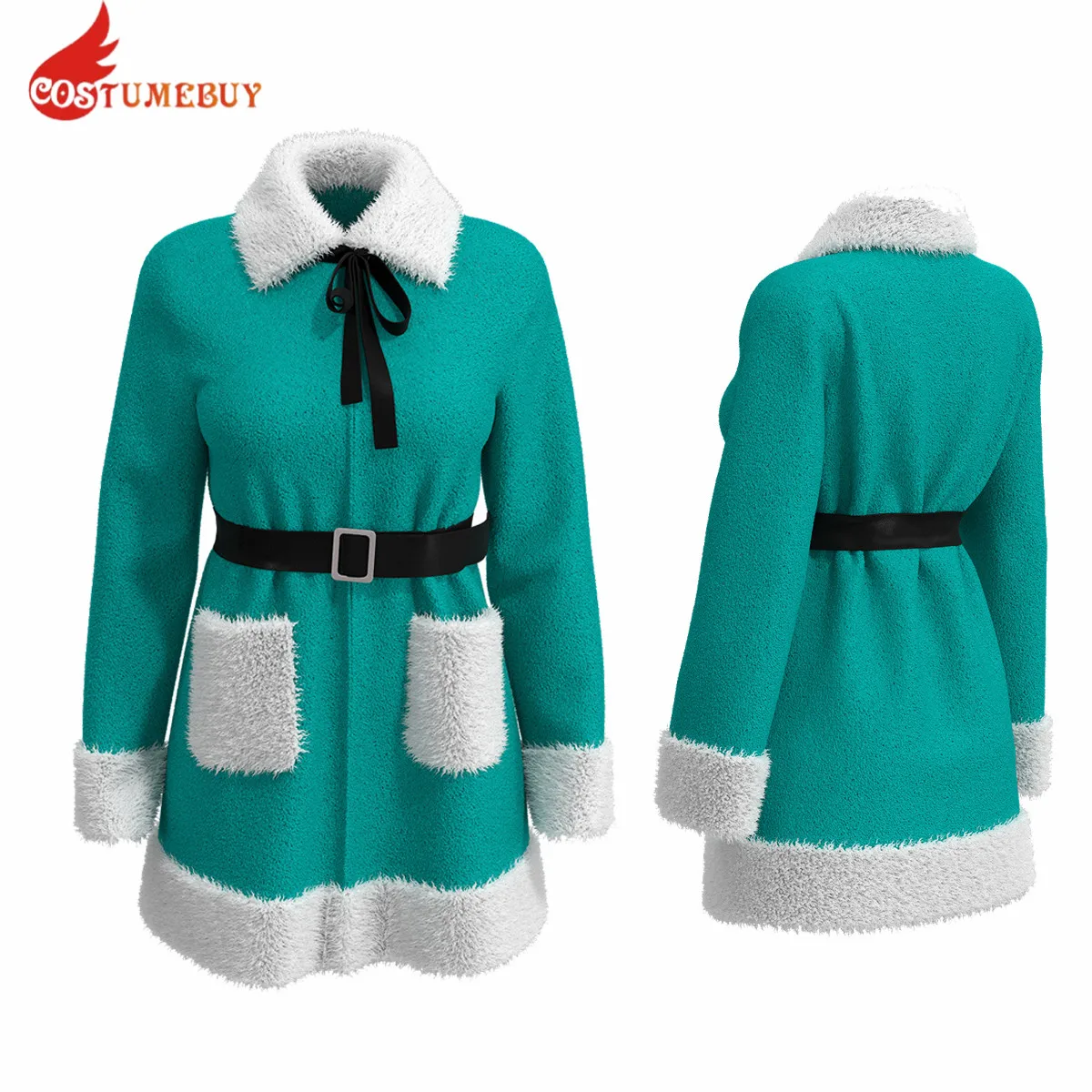 Pozimi Dama Božič Obleko Cosplay Božič Elf Kostum Za Santa Claus Zeleno Obleko Seksi Polar Obleko Božič Stranka Obleko