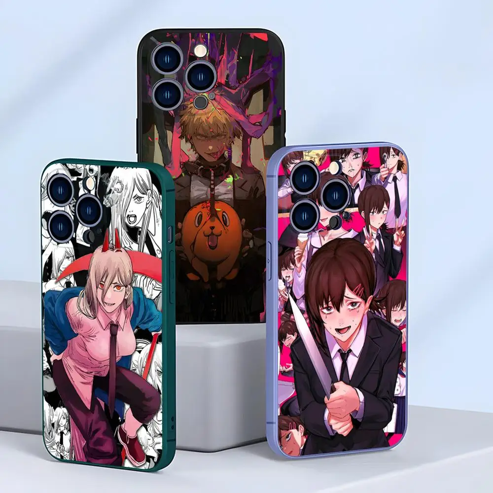 Risanka Anime Žago Človek Telefon Primeru Sivke Sivi barvi Za IPhone 12 11 14 Pro Max Mini Xs X Xr 7 8 6 6s Plus Kritje Se2020