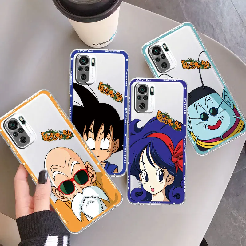 Telefon Primeru za Xiaomi Redmi Opomba 13 11 Pro 9 10 12 K40 12c 13ProPlus 9a 11s Pregleden Nazaj Zajema Anime KidG-Goks Master Roshi
