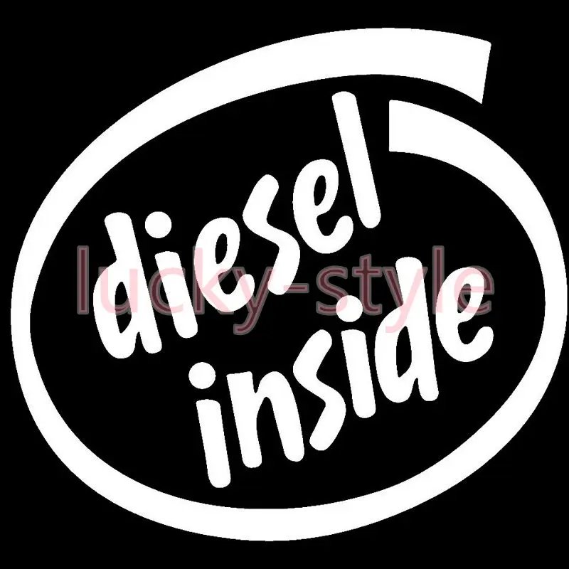 Ustvarjalne Prijavite Diesel Znotraj Avto Nalepke Nepremočljiva Rezervoar za Gorivo Skp Nalepke PVC Vinil Avto Dodatki