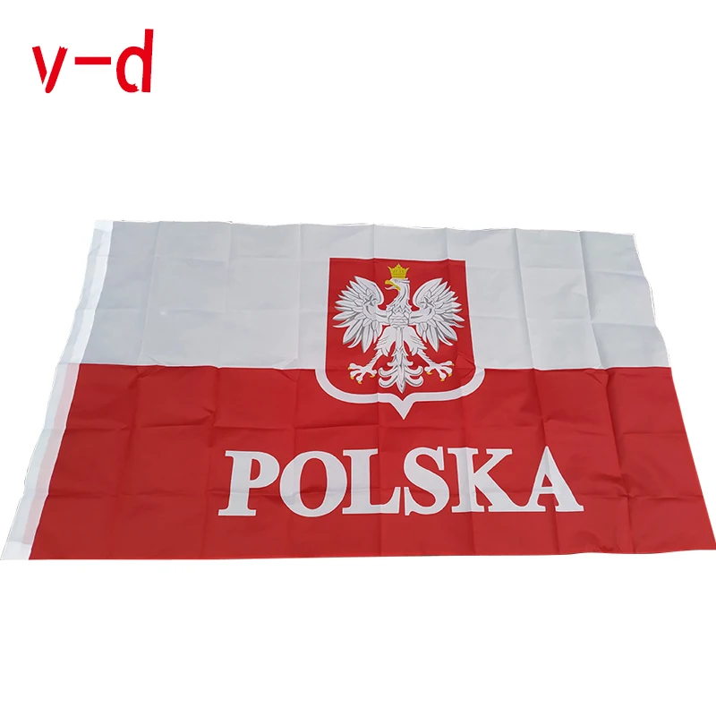 xvggdg Poljska Zastava Poliester Zastavo 5*3 FT Visoke Kakovosti