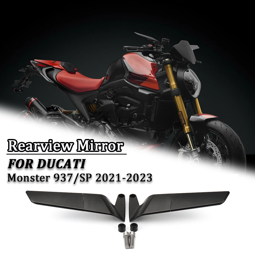 Za Ducati Monster 937 SP 2021 Pribor Motocikel Rearview Mirror Pošast 937 Nevidno Ogledalo Winglet Rearview Mirror
