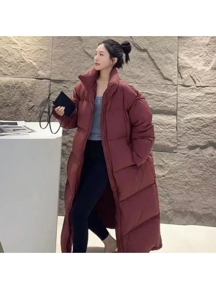 Ženska Oblačila Jakne Parkas Pero Coats Žensk Dolgo korejski Moda 2023 Nov Zimski Plašč Bombaž Jakna Ženske Jakna