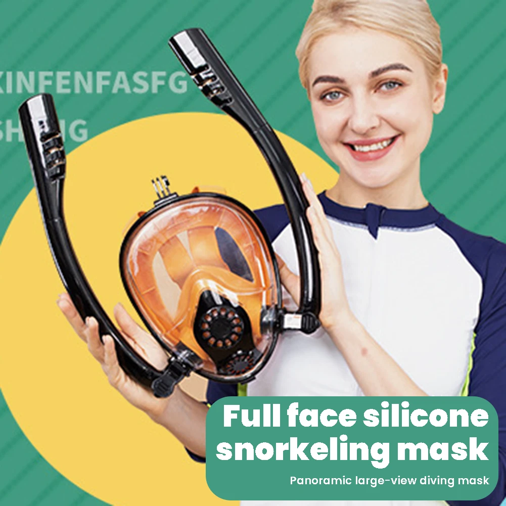 Poln Obraz Silikonsko Masko Za Potapljanje Prenosni Anti-Leak Plavanje Maske, Potapljaške Opreme